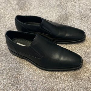 Joseph Abboud Black Leather Loafers